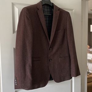 BEN SHERMAN ORIGINAL SUIT JACKET / BLAZER in MINI CHECK PLAID DESIGN